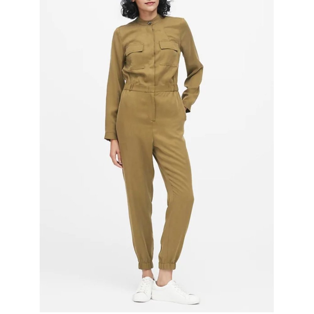 NWOT Banana Republic TENCEL Flight Jumpsuit - 6T
